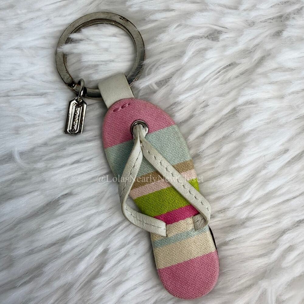 y2k COACH Vintage Sandal Bag Charm Key Chain